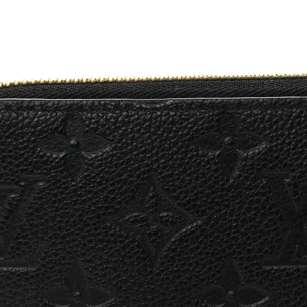Louis Vuitton Empreinte Zippy Wallet Black