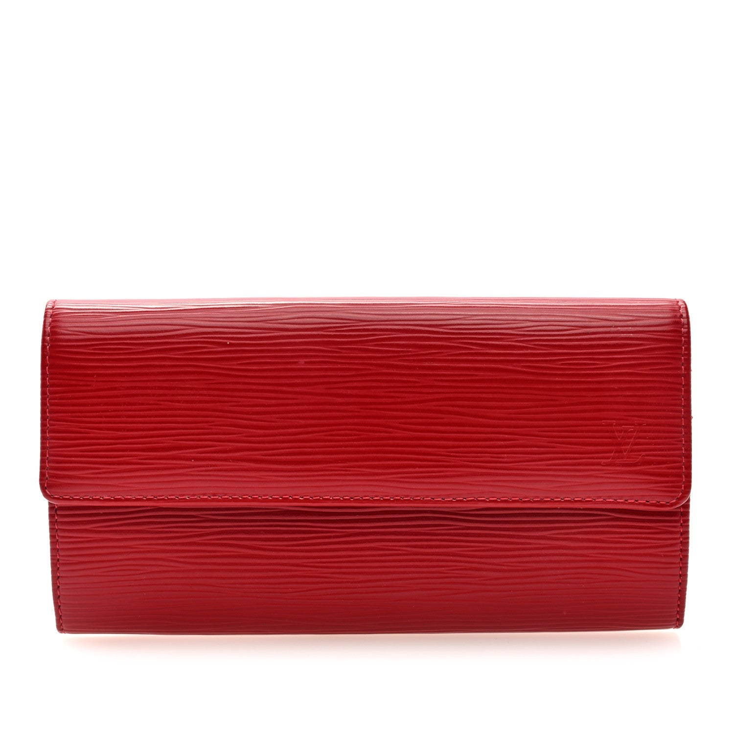 Louis Vuitton Epi Sarah Wallet Castillan Red
