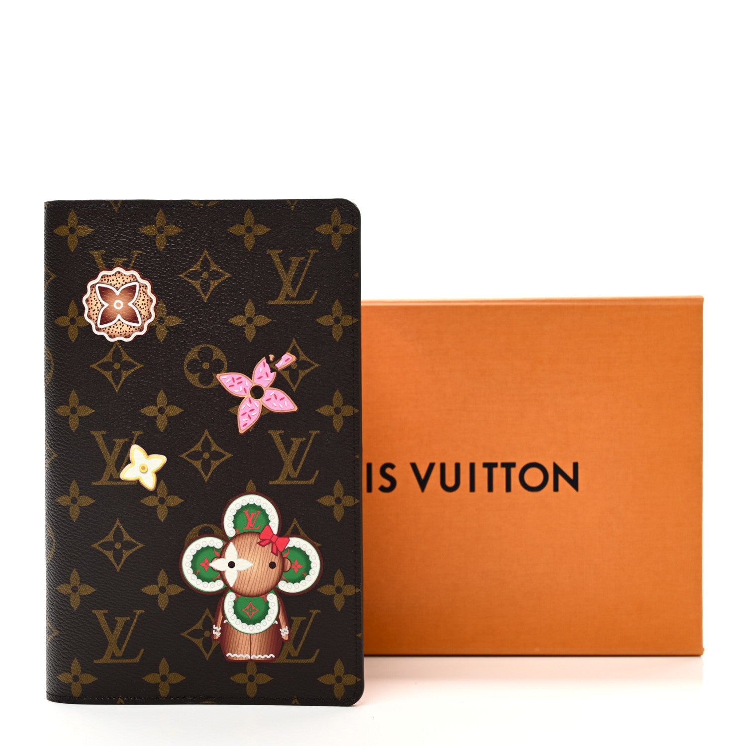 Louis Vuitton Monogram Emily Notebook Cove MM Coquelicot
