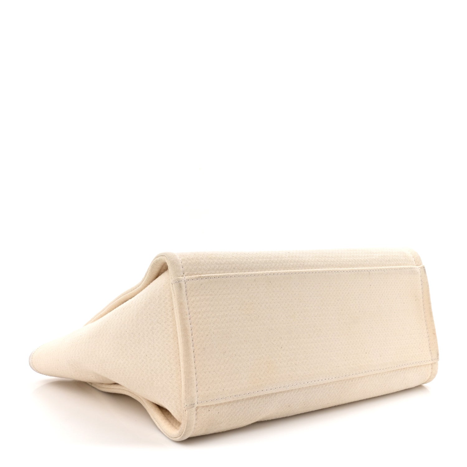 Chanel Mixed Fibers Small Deauville Tote White