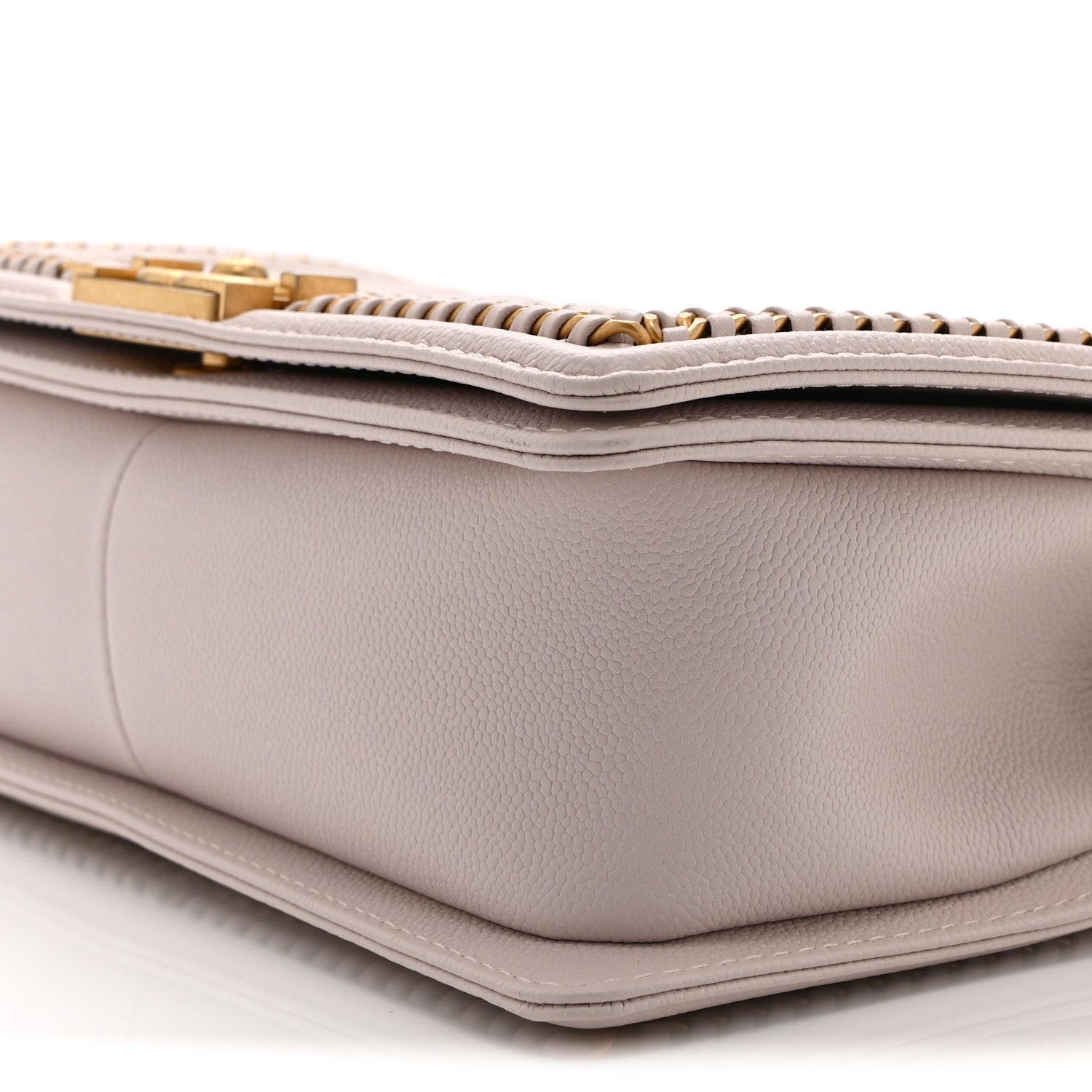 Chanel Caviar Quilted Chain Around Medium Boy Flap Light Purple