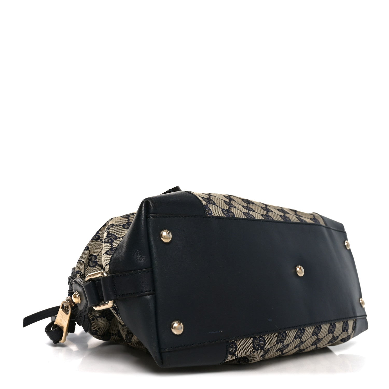 Gucci Monogram Brick Lane Small Boston Navy
