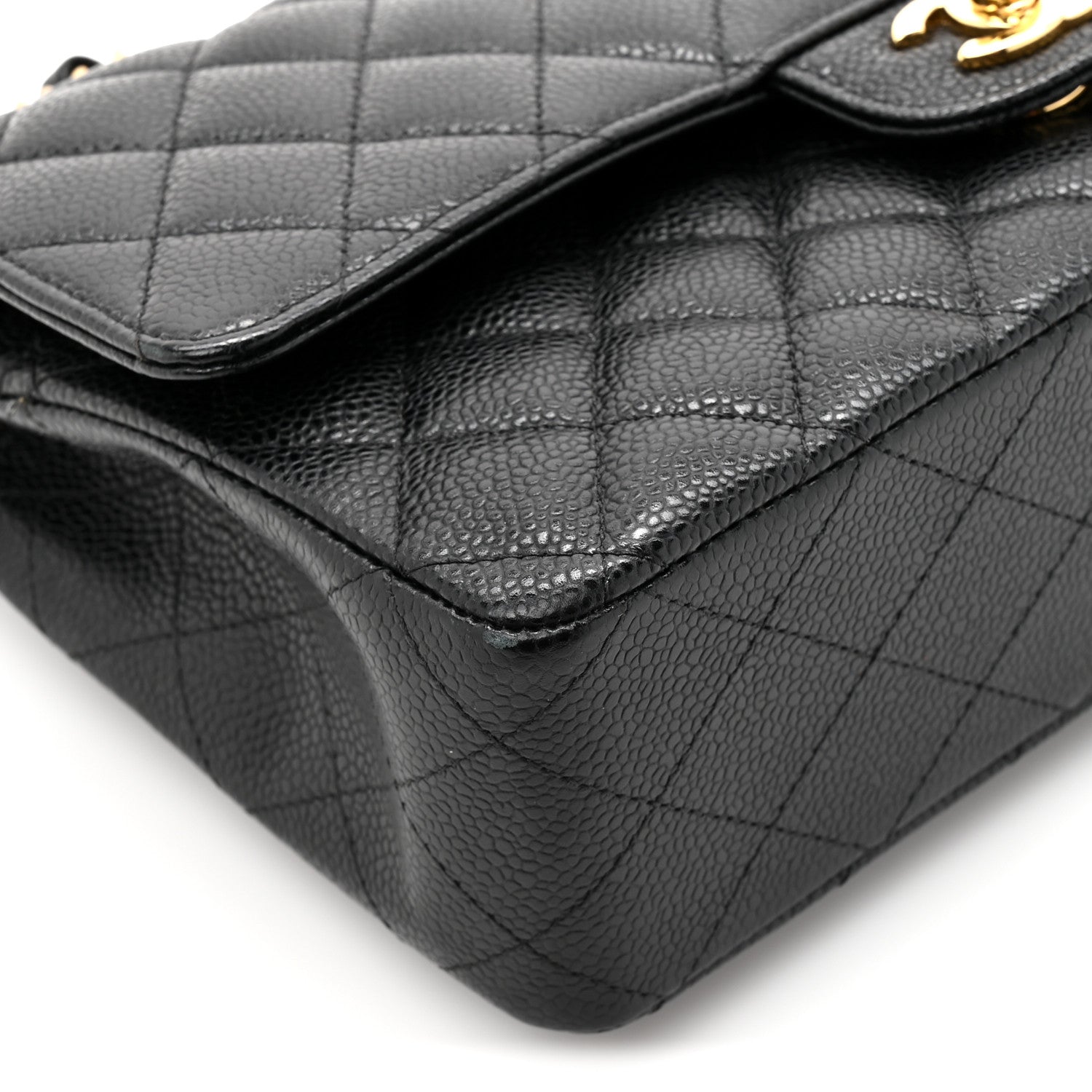 Chanel Caviar Quilted Medium Double Flap Black