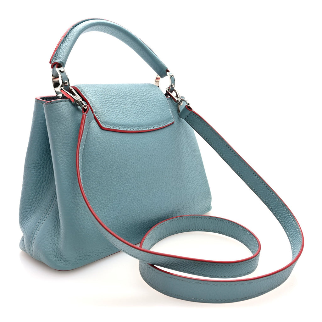 Louis Vuitton Taurillon Capucines BB Ciel