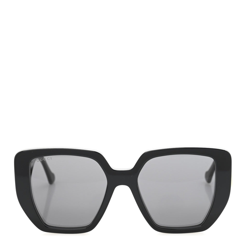 Gucci Acetate Square Frame Sunglasses GG0956S Black
