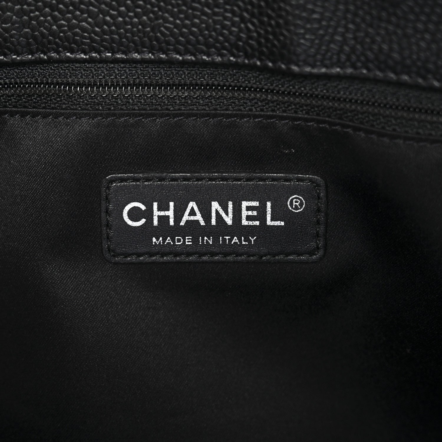 Chanel Caviar Quilted Grand Shopping Tote GST Black