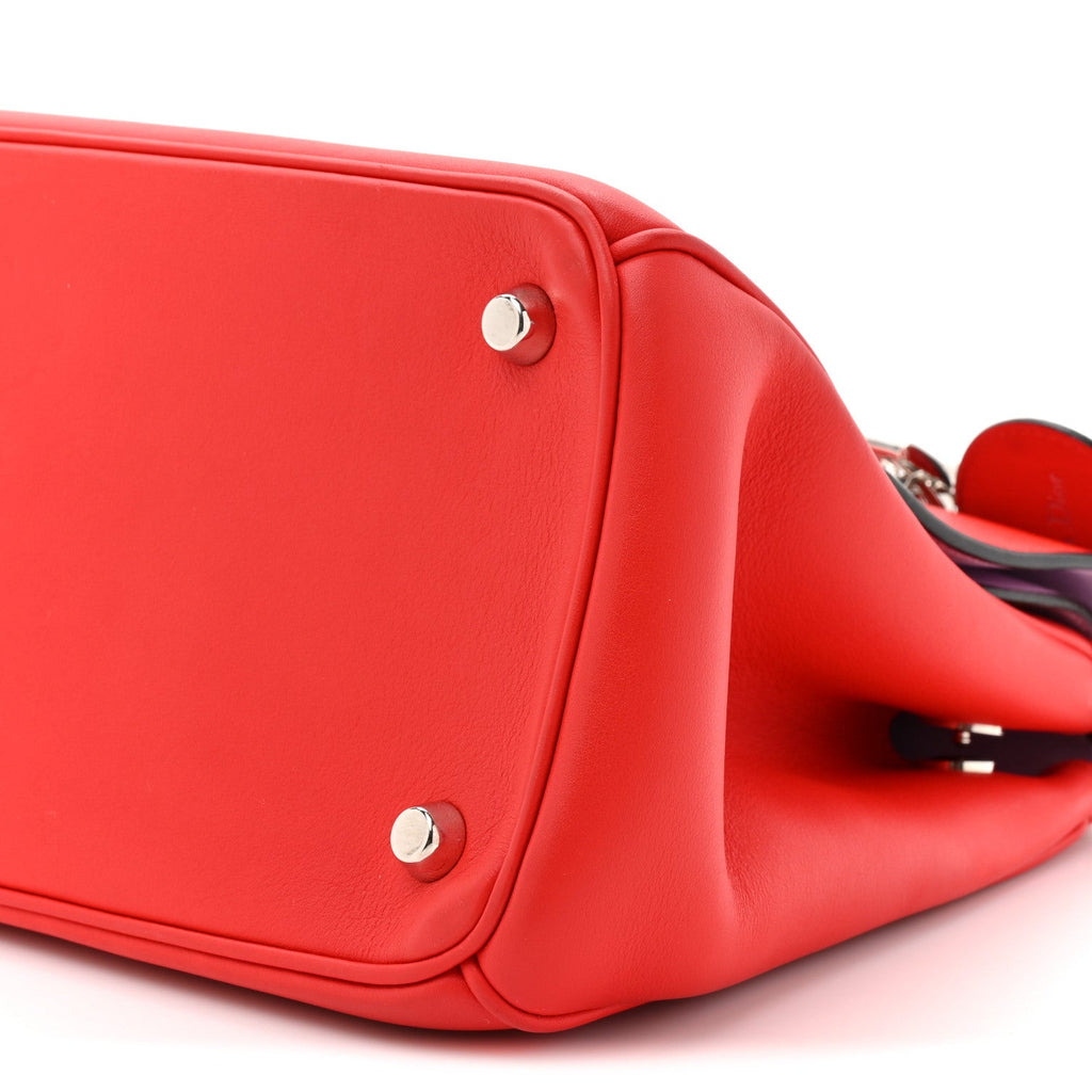 Christian Dior Calfskin Small Be Dior Flap Red