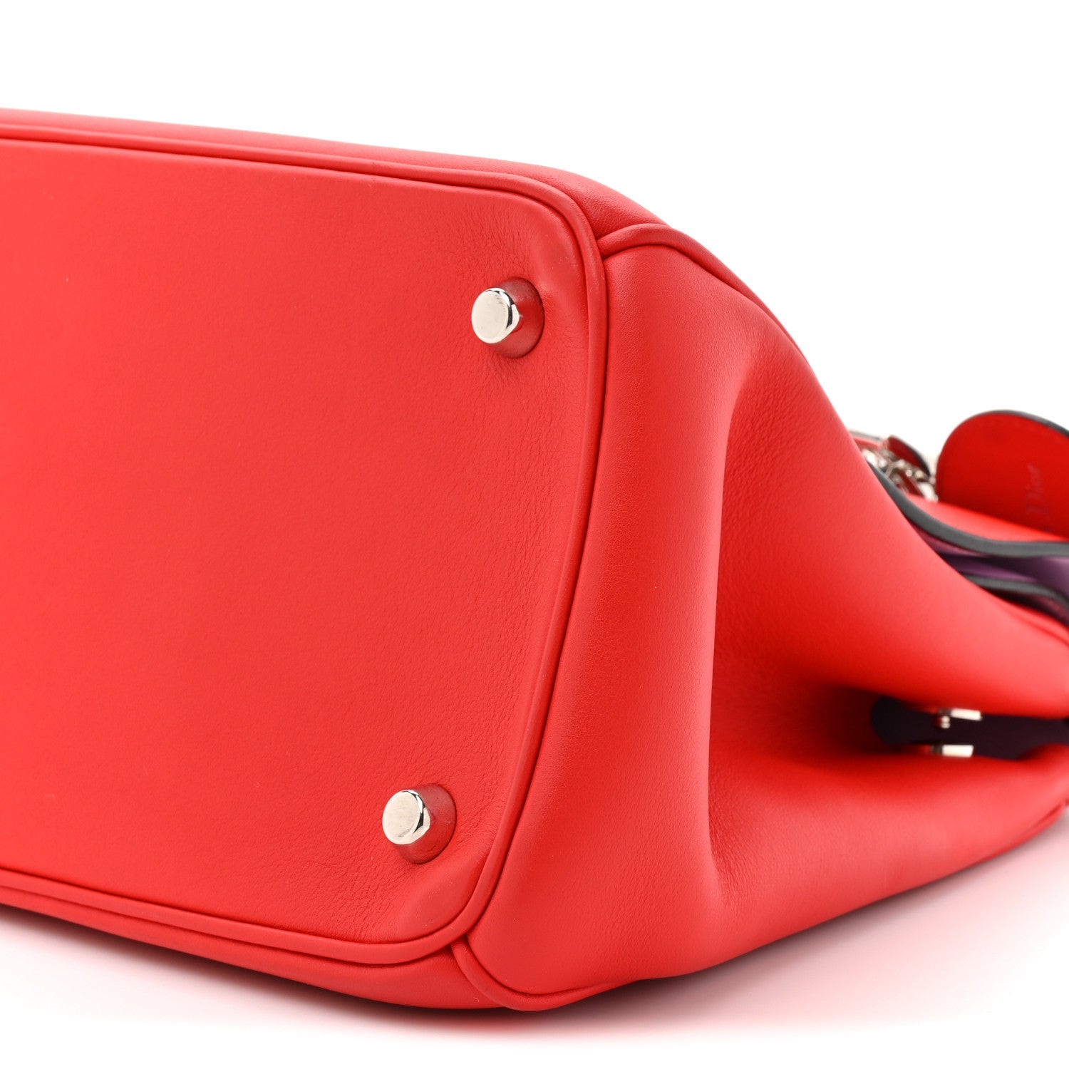 Christian Dior Calfskin Small Be Dior Flap Red