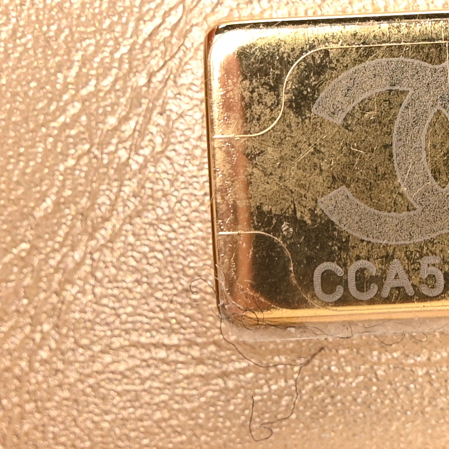 Chanel Lambskin Quilted Small CC Crystal Logo Chain Flap White