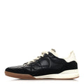 Chanel Suede Calfskin Quilted Sneakers 41 Black