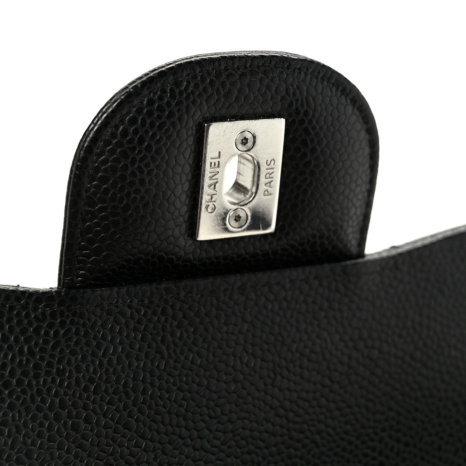 Chanel Caviar Quilted Jumbo Double Flap Black