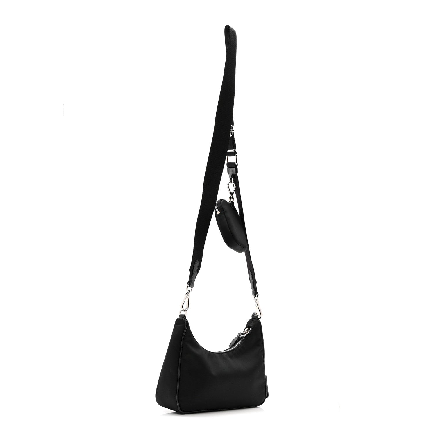 Prada Re-Nylon Saffiano Re-Edition 2005 Shoulder Bag Black
