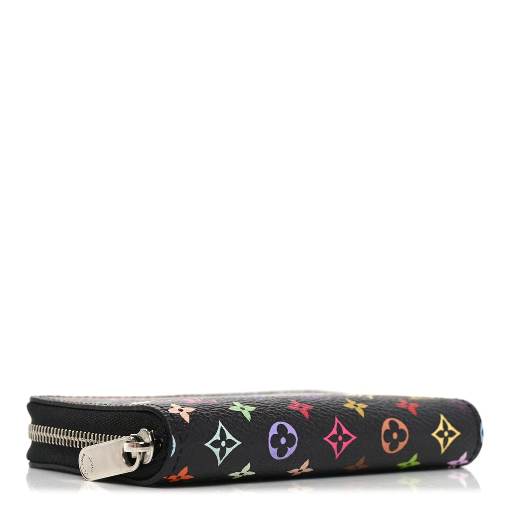 Louis Vuitton LV x TM Monogram Multicolor Zippy Coin Purse Black