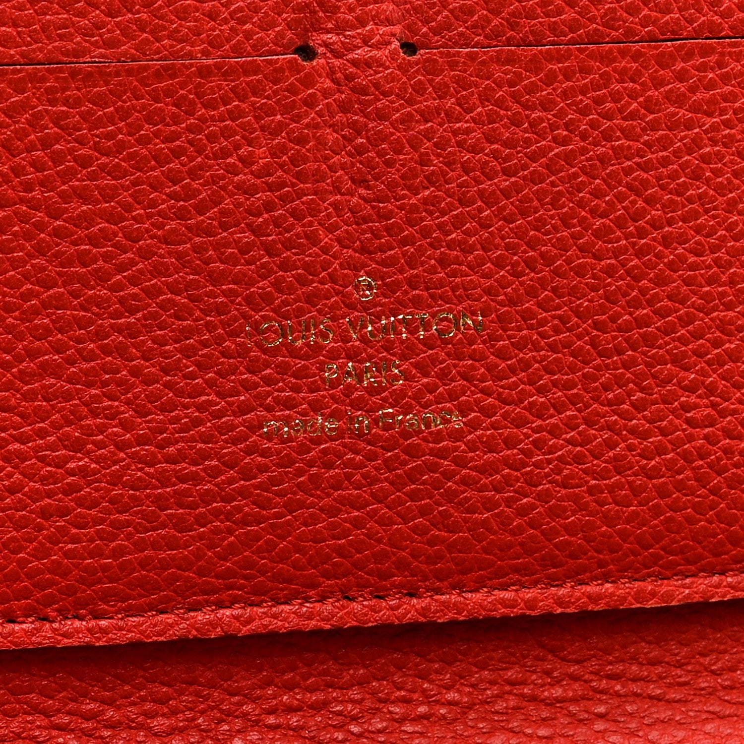 Louis Vuitton Empreinte Zippy Wallet Cherry