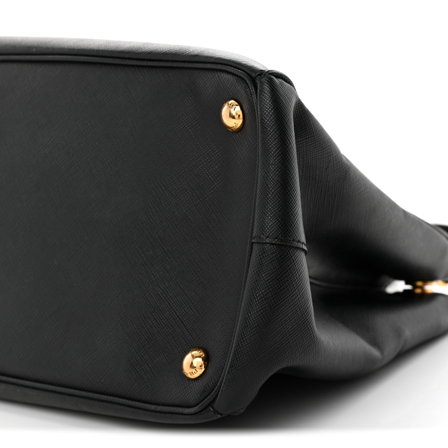 Prada Saffiano Medium Galleria Double Zip Tote Black
