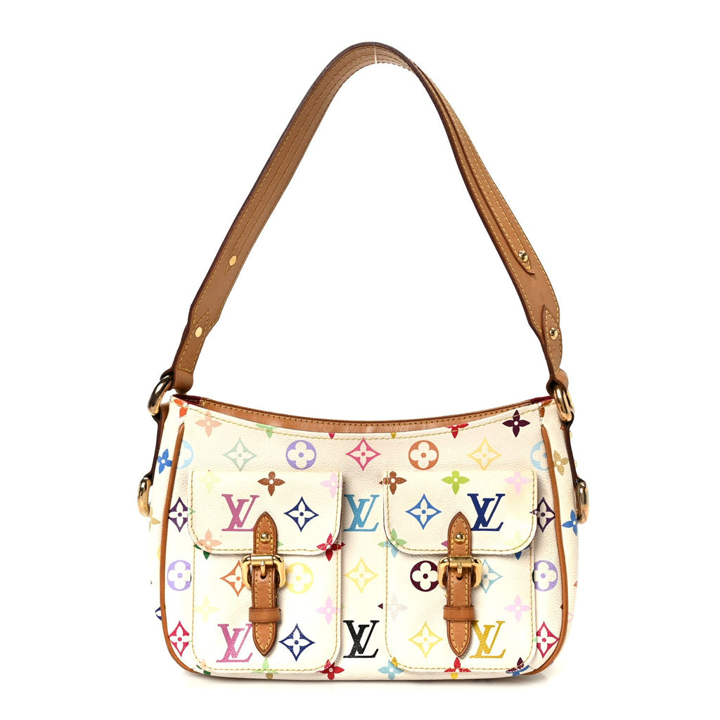 Louis Vuitton Monogram Multicolor Lodge PM White