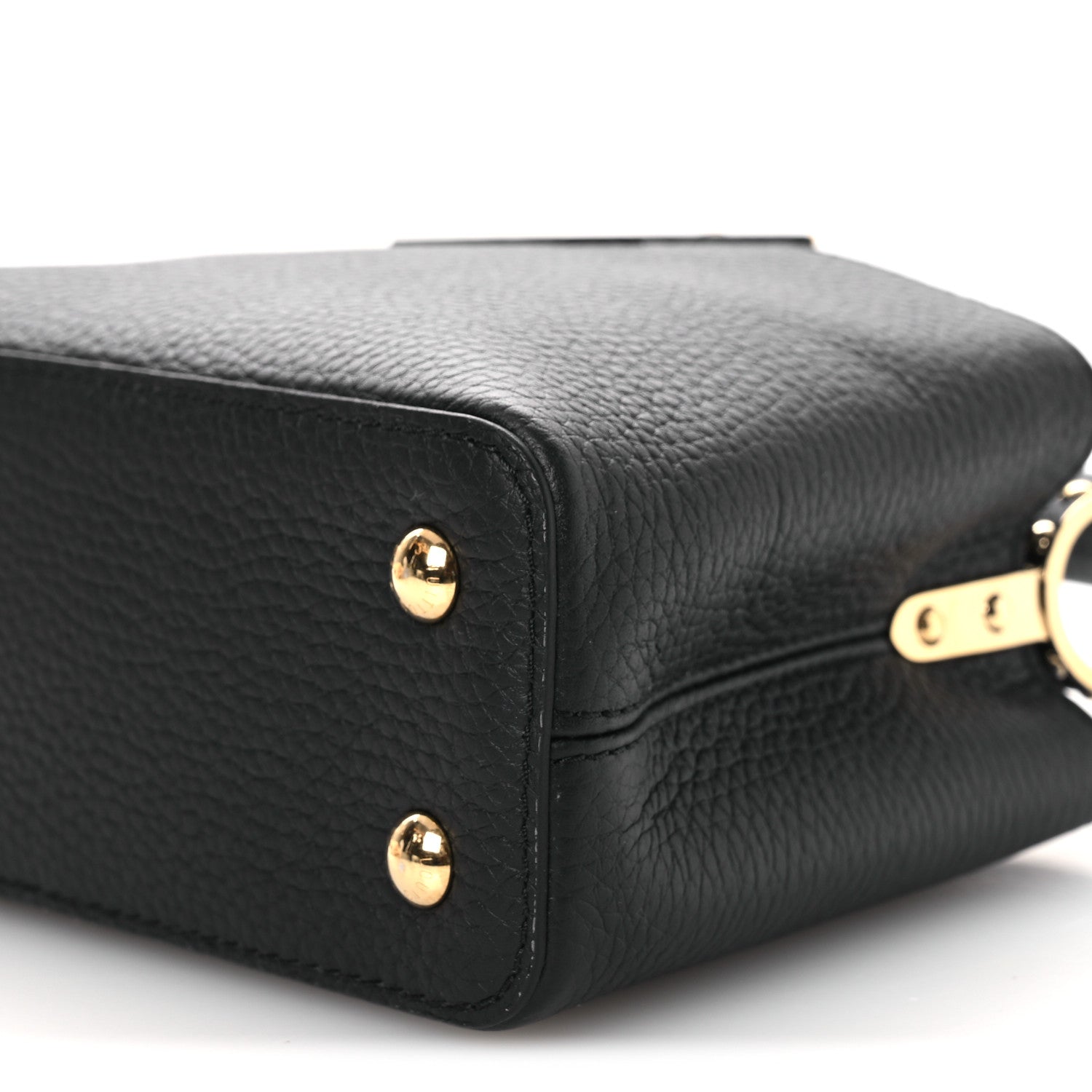 Louis Vuitton Taurillon Mini Capucines Black
