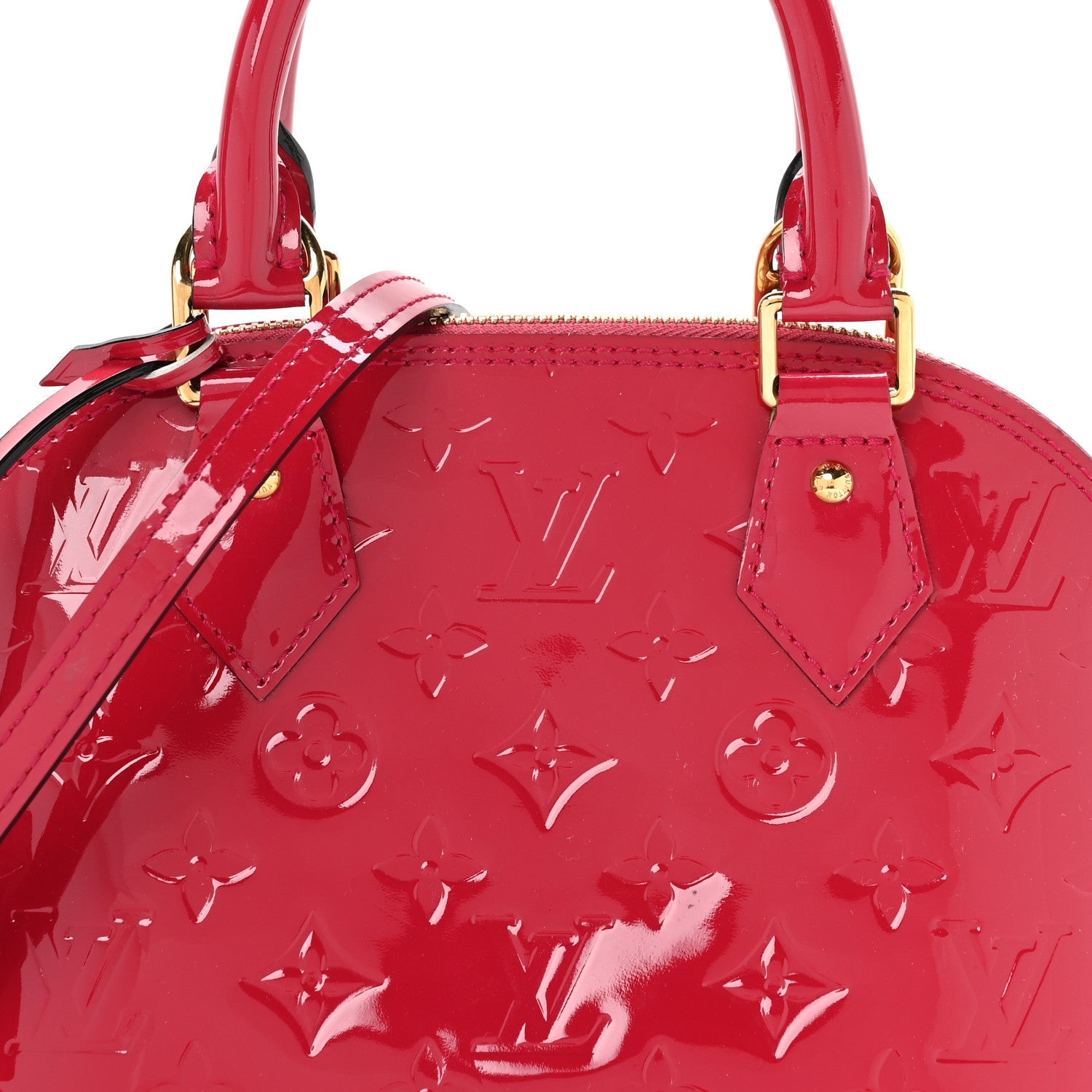 Louis Vuitton Vernis Alma BB Magenta