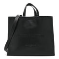 Louis Vuitton Calfskin Shopper Tote MM Black