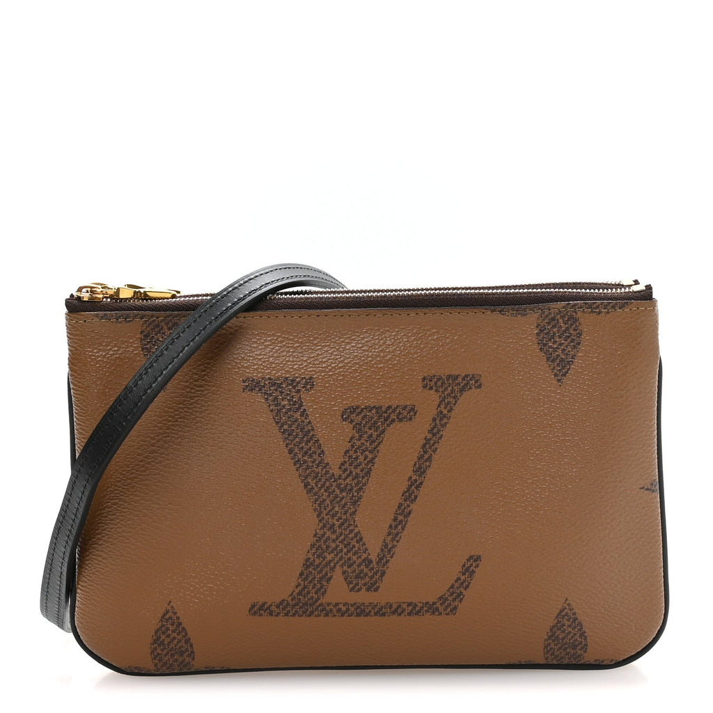 Louis Vuitton Reverse Monogram Giant Double Zip Pochette