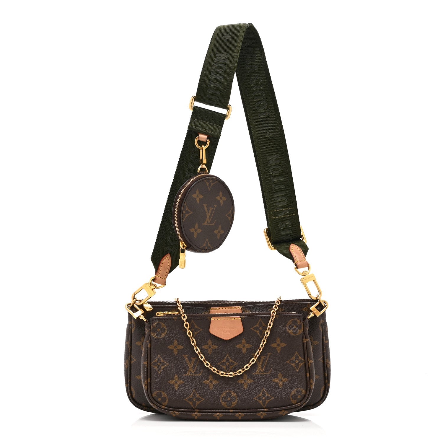 Louis Vuitton Monogram Multi Pochette Accessories Kaki