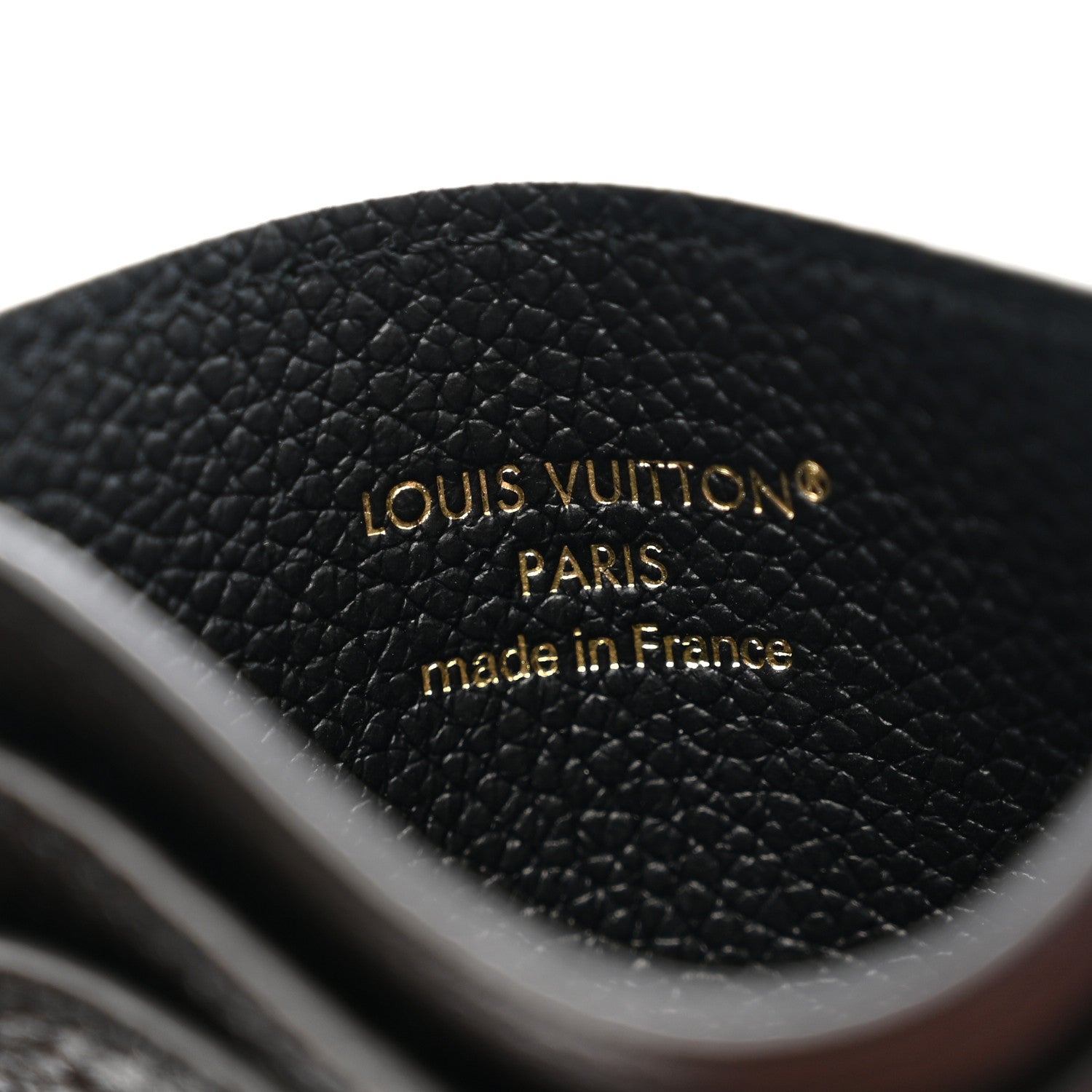 Louis Vuitton Empreinte Monogram LV Charms Card Holder Black