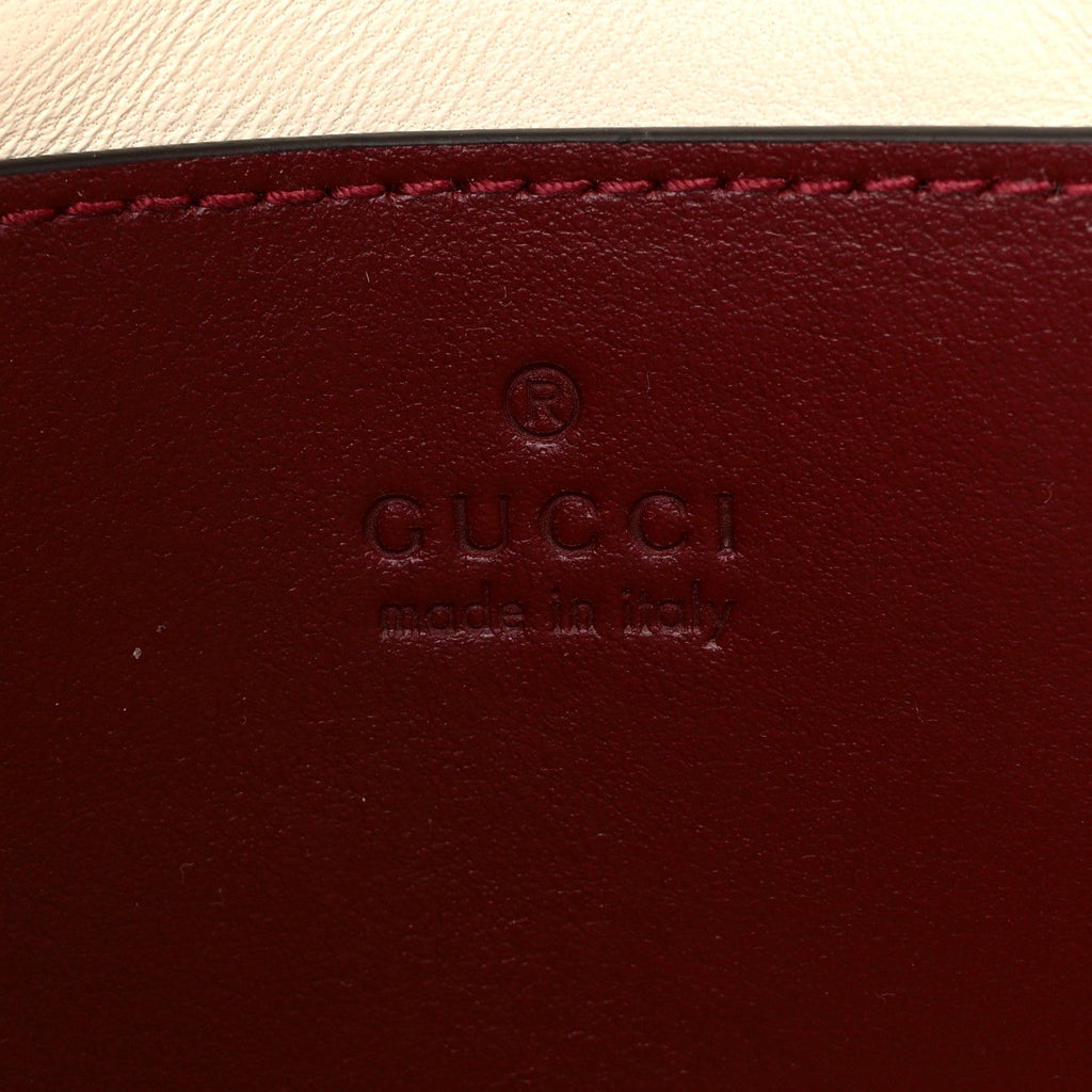 Gucci Calfskin Matelasse Mini GG Marmont Shoulder Bag Rosso Ancora