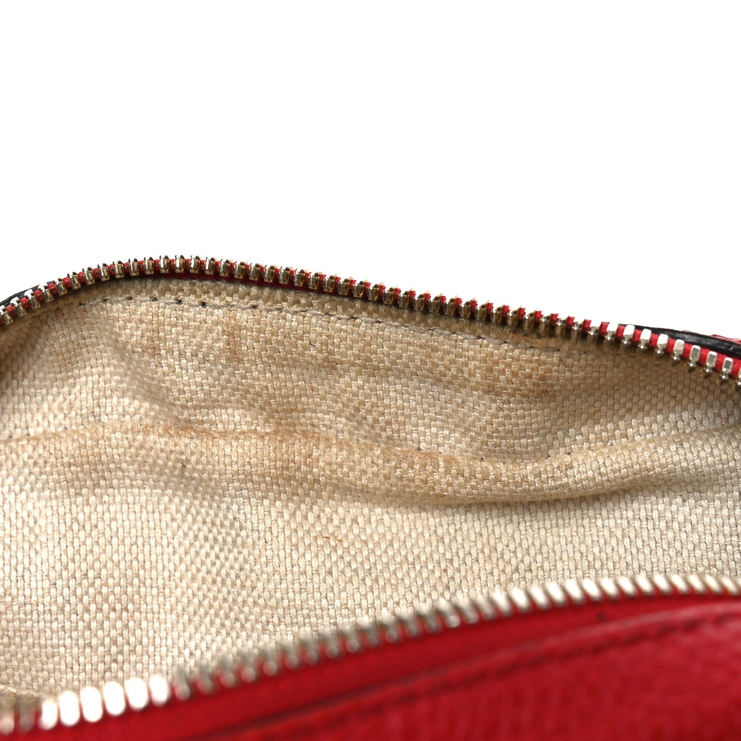 Gucci Pebbled Calfskin Small Soho Disco Bag Vibrant Red