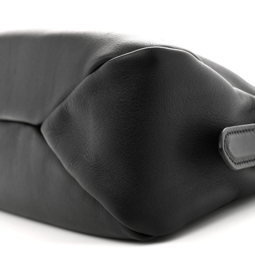 Prada Soft Calfskin Medium Aimee Shoulder Bag Black