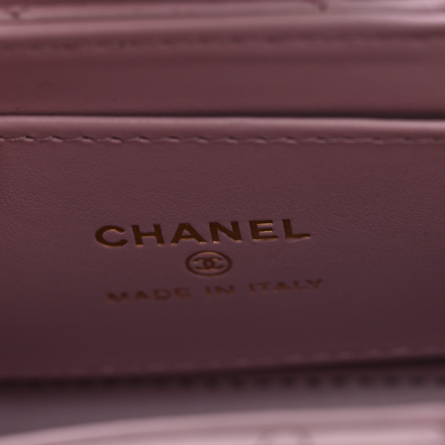 Chanel Shiny Aged Calfskin Quilted Mini Nano Kelly Shopper Light Pink