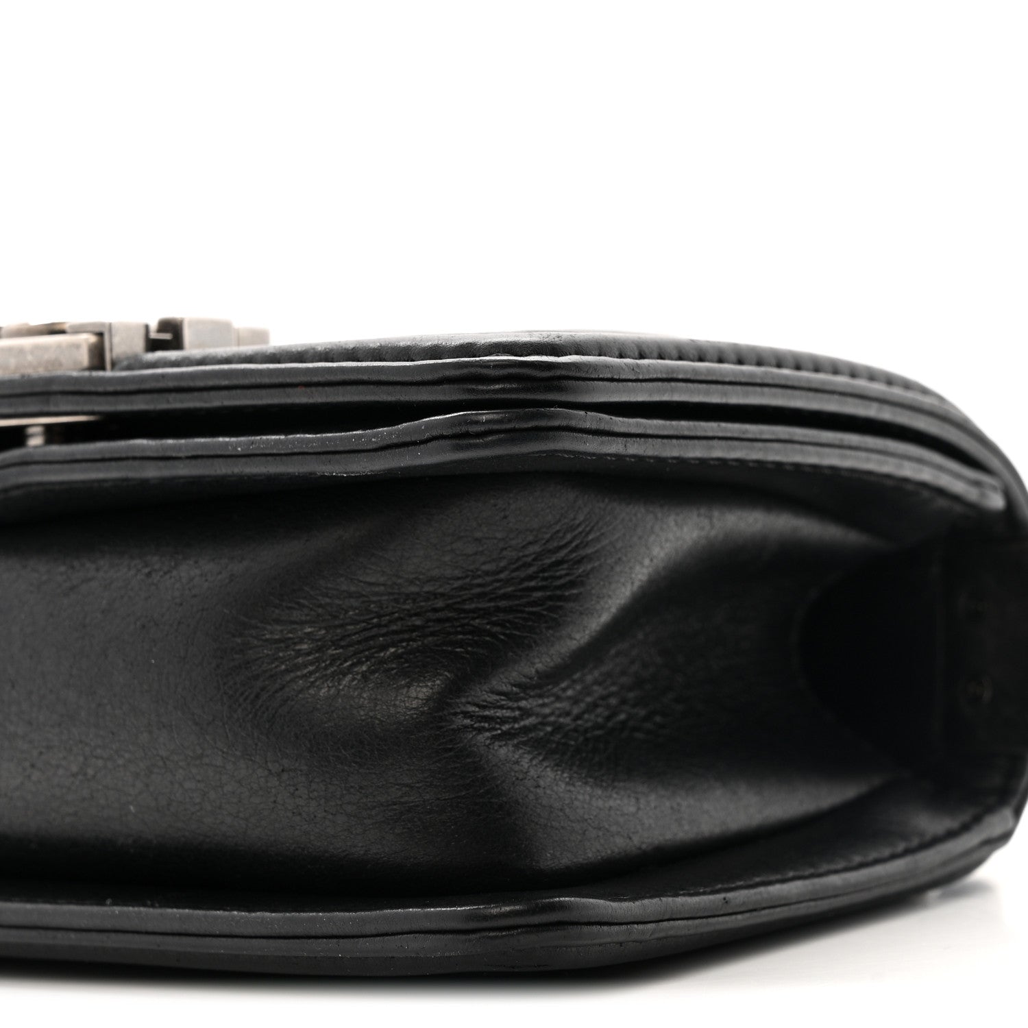 Chanel Galuchat Stingray Mini Boy Flap  Black Silver