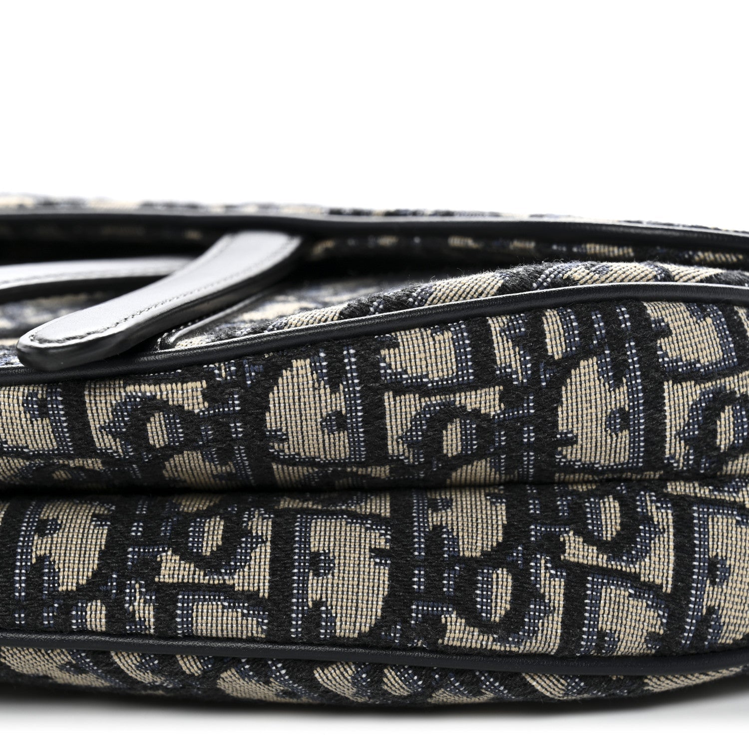 Christian Dior Oblique Saddle Bag Blue