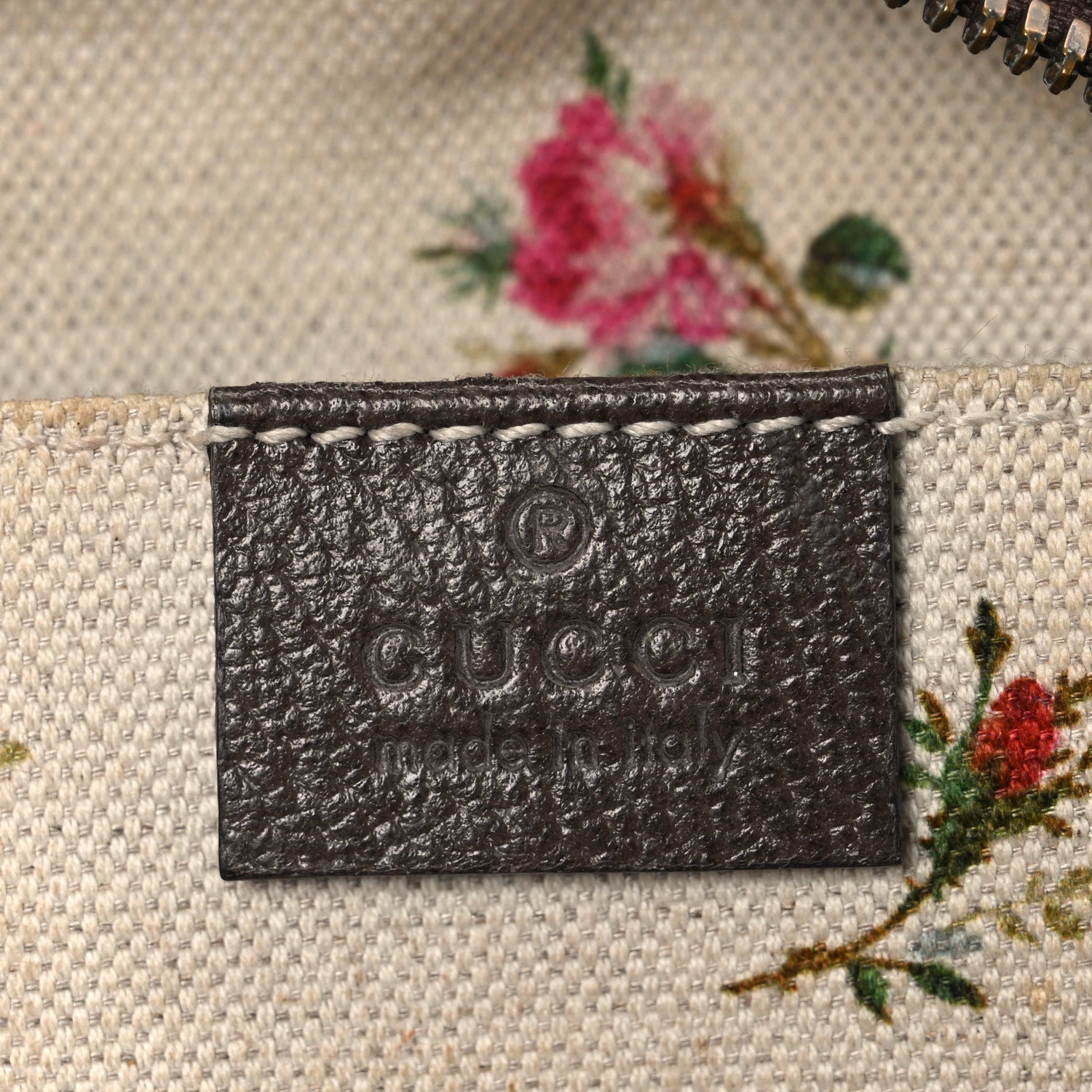 Gucci GG Supreme Monogram Web Neo Vintage Shoulder Bag Beige New Acero Crop