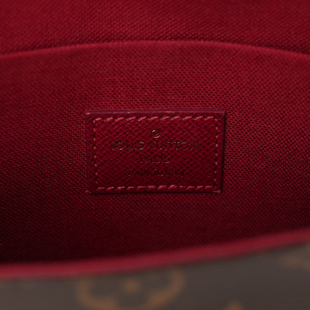 Louis Vuitton Monogram Pochette Felicie Chain Wallet Fuchsia