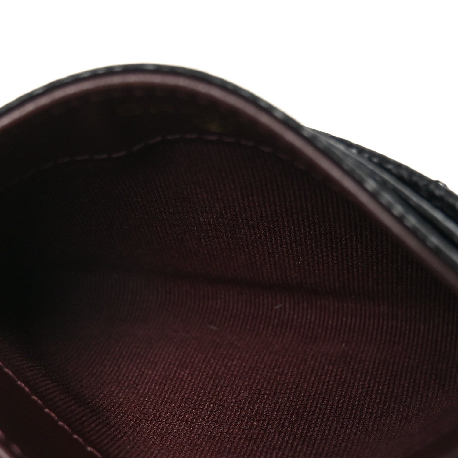 Caviar Quilted Card Holder Black