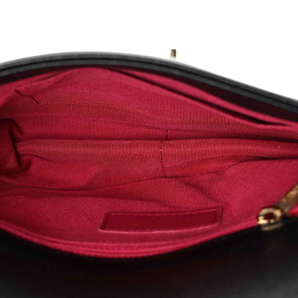 Chanel Caviar Quilted Small Fashion Therapy Flap Bag Black