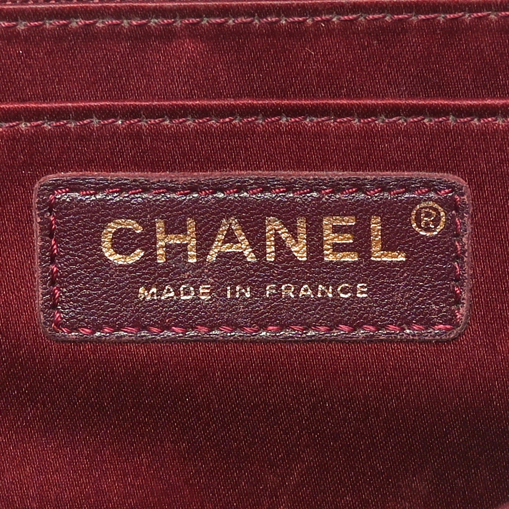 Chanel Lambskin Quilted Medium Golden Class Flap Black