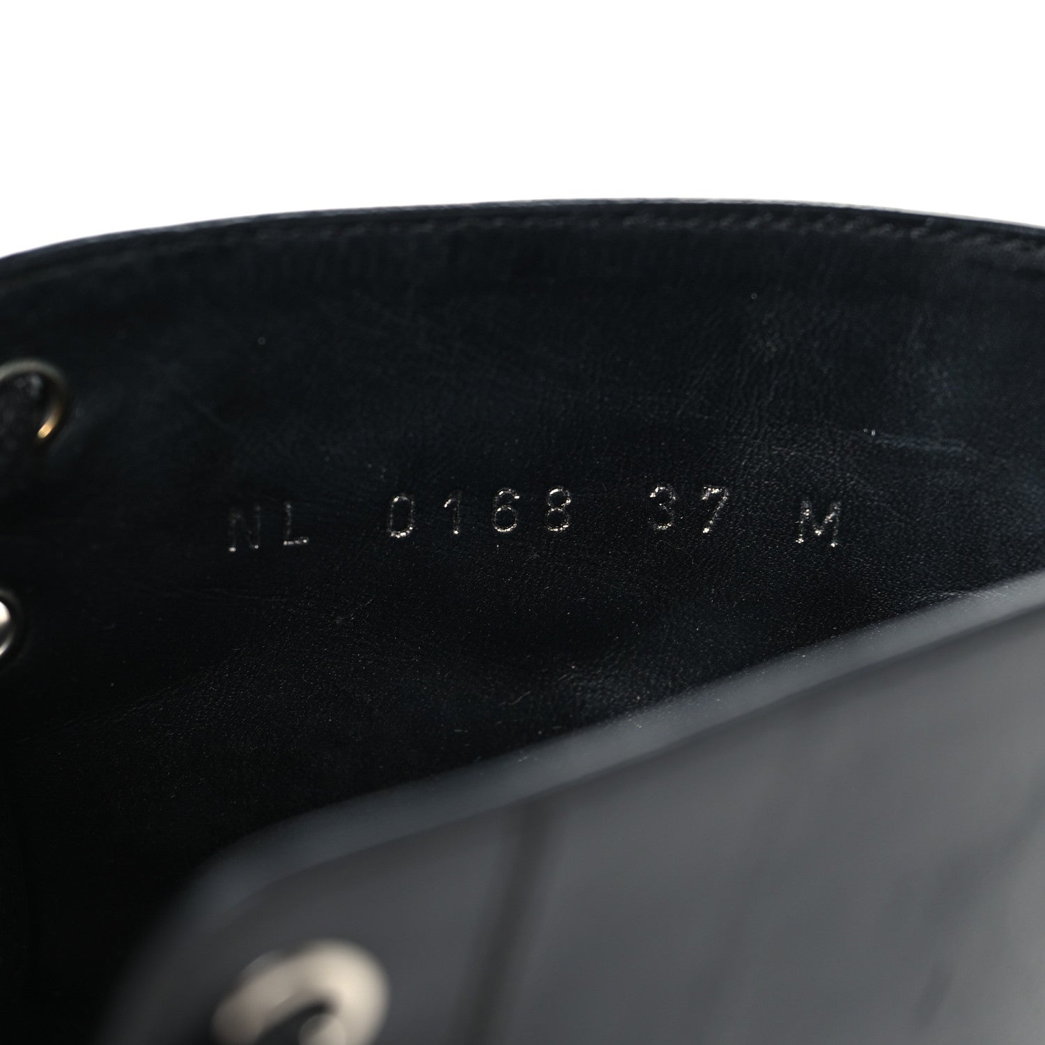 Louis Vuitton Calfskin LV Black Heart Flat Ranger Boots 37 Black