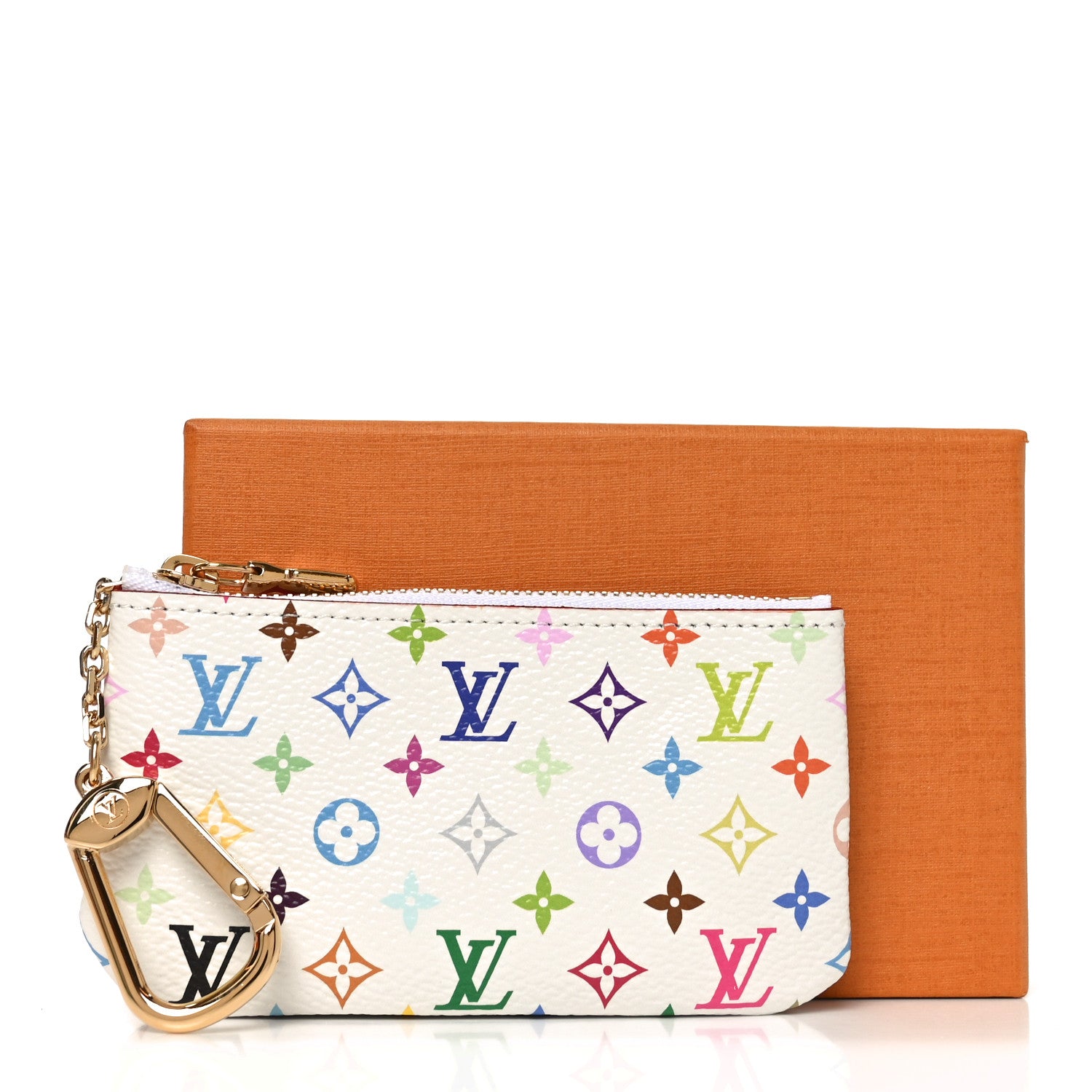 Louis Vuitton LV X TM Monogram Multicolor Key Pouch White