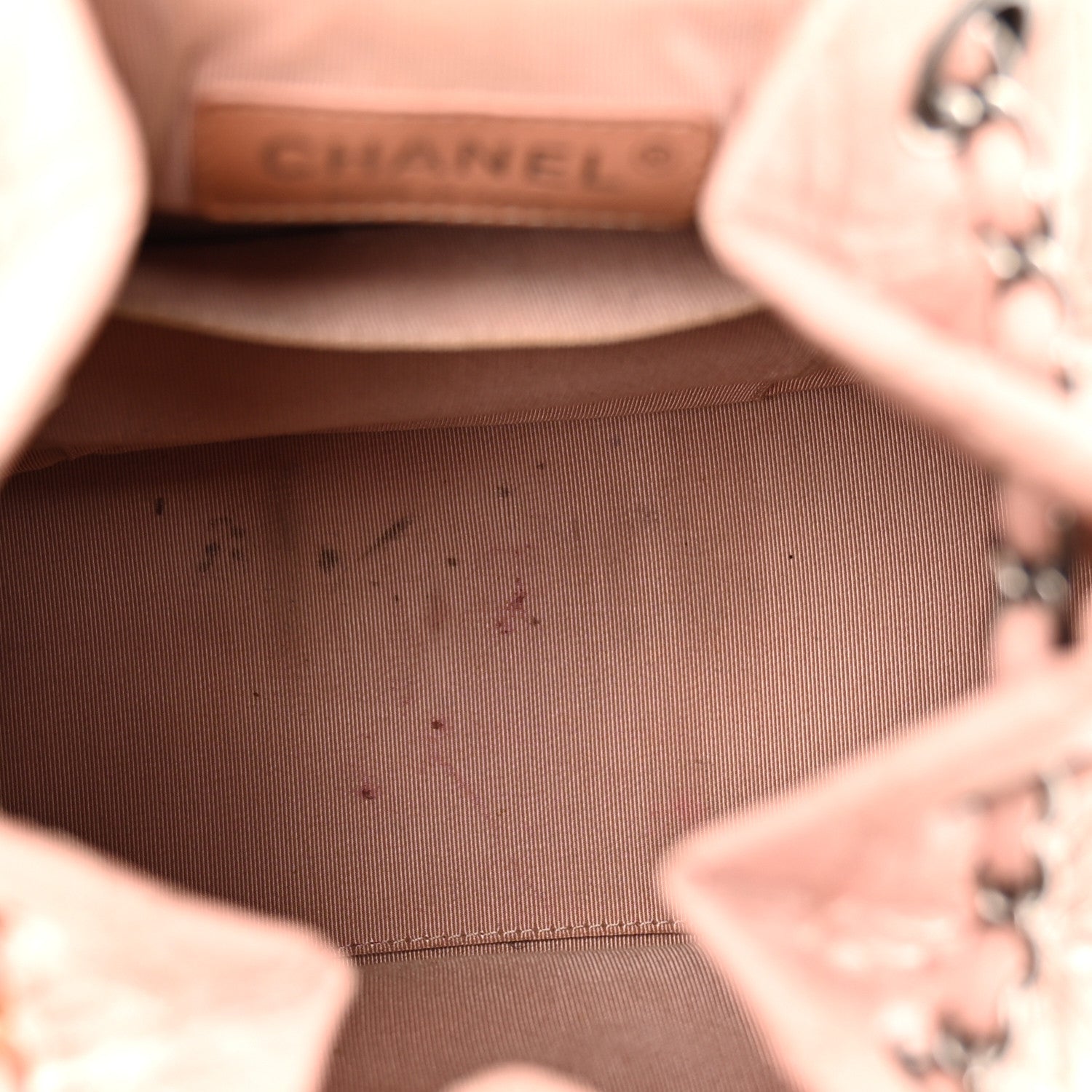 Chanel Aged Calfskin Quilted Small Gabrielle Backpack Pink