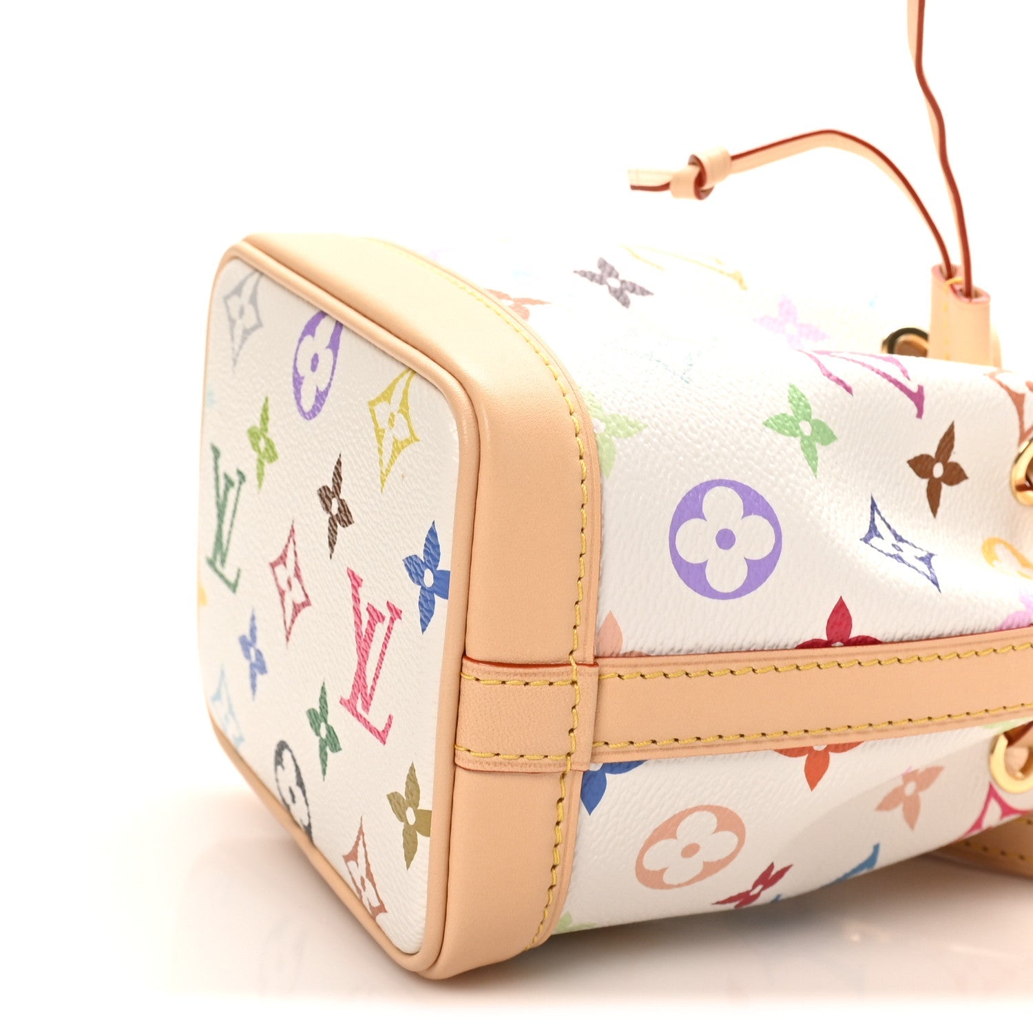 Louis Vuitton LV X TM Monogram Multicolor Nano Noe NV White