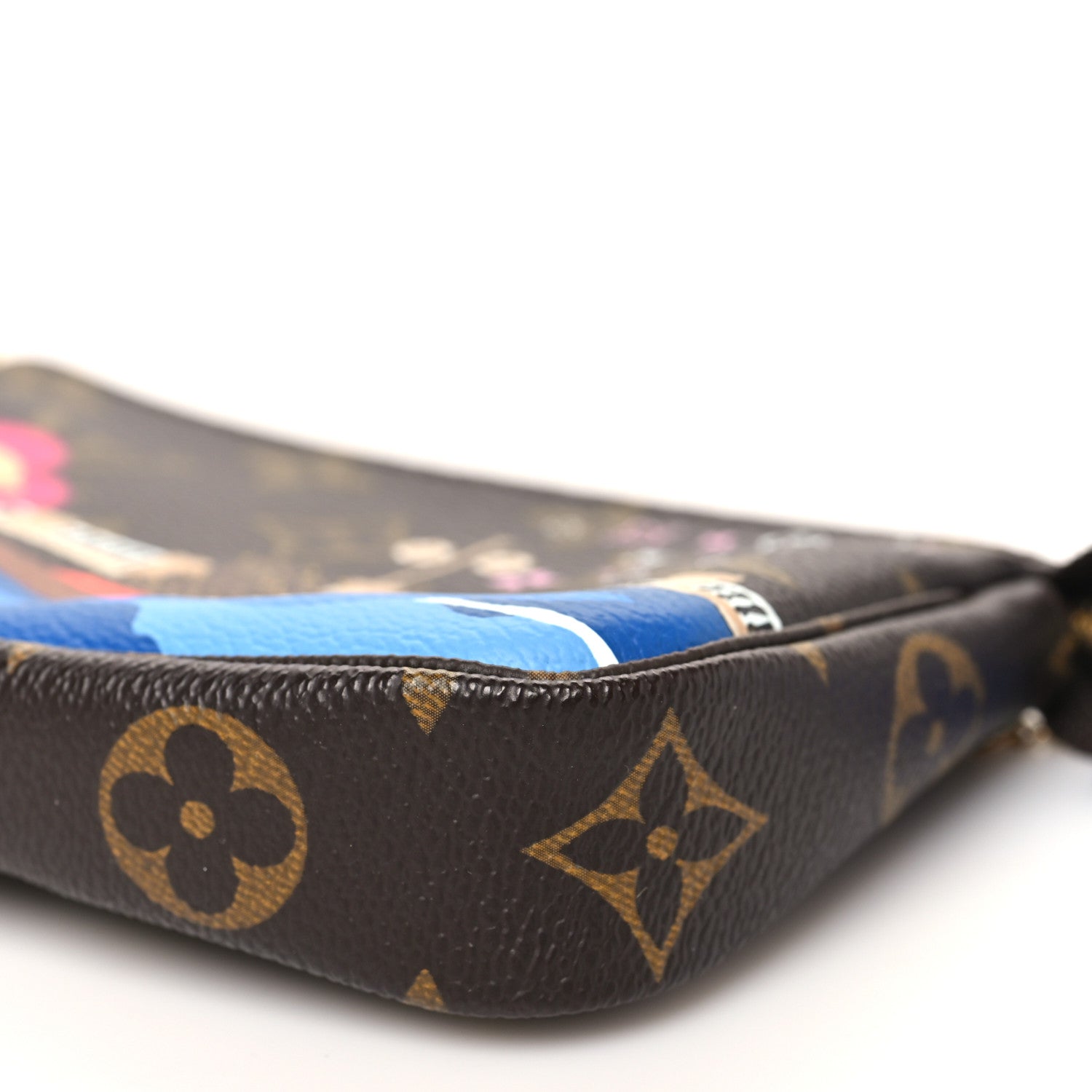 Louis Vuitton Monogram 2019 Christmas Animation Mini Venice Pochette Accessories Blue