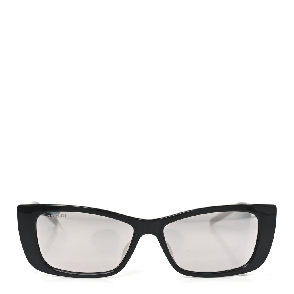 Gucci Acetate Crystal Rectangle Sunglasses GG1681S Black