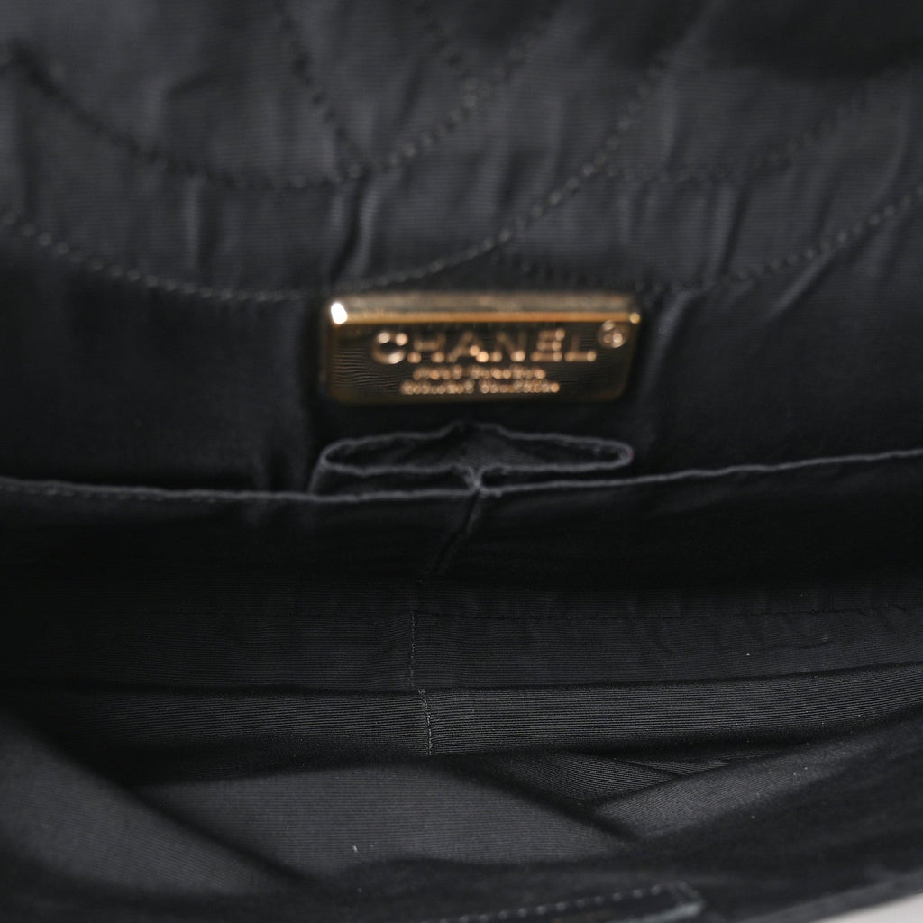Chanel Calfskin Quilted 2.55 Paris Shanghai China Doll Reissue 227 Flap Black
