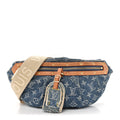 Louis Vuitton Monogram Denim High Rise Bumbag Blue
