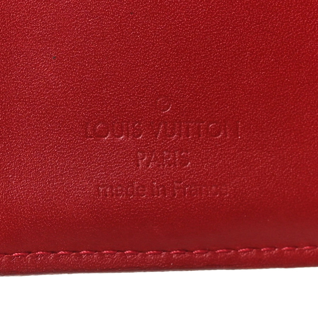 Louis Vuitton Vernis French Purse Wallet Pomme D'Amour