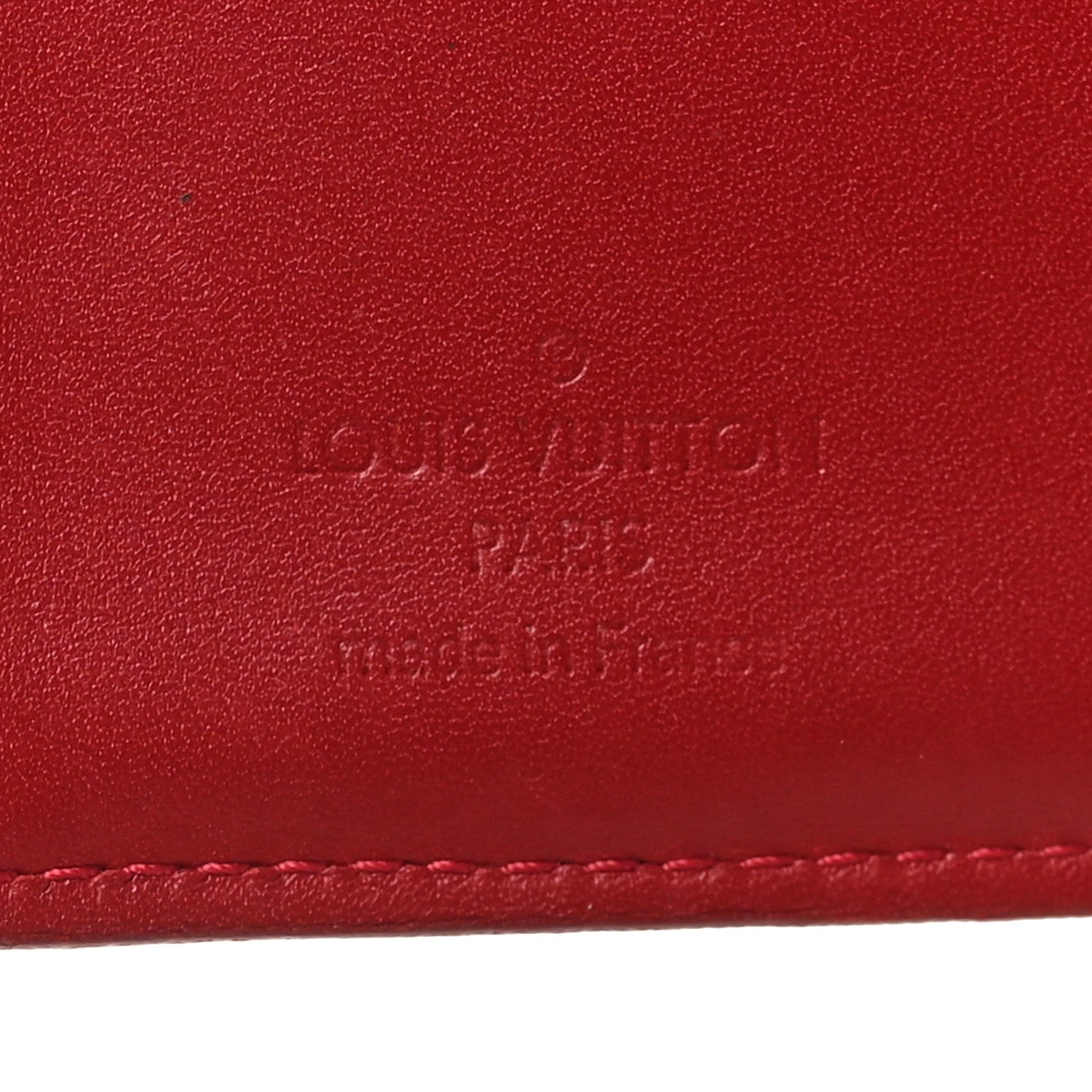Louis Vuitton Vernis French Purse Wallet Pomme D'Amour