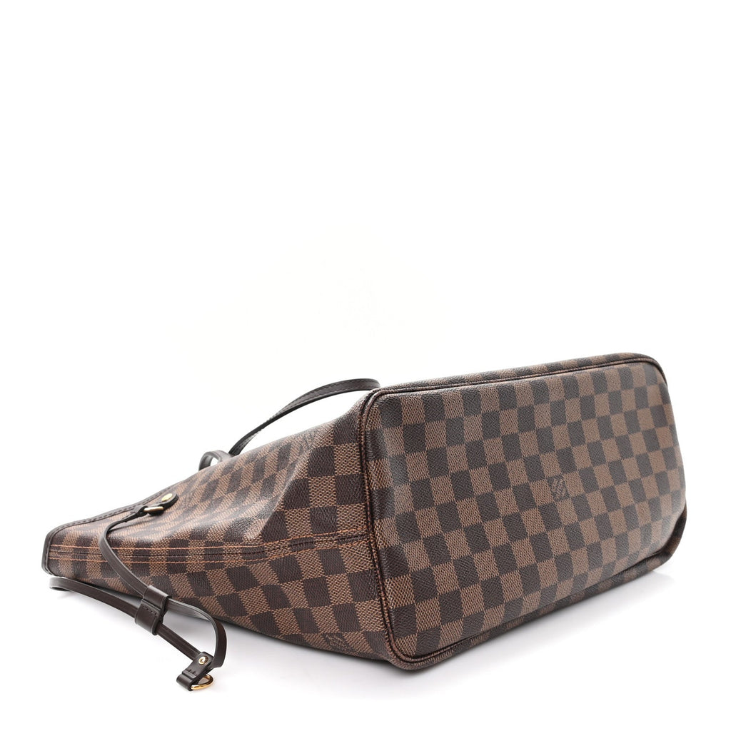 Louis Vuitton Damier Ebene Neo Neverfull MM Rose Ballerine