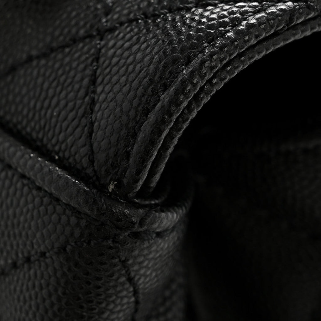 Chanel Caviar Quilted Mini Coco Handle Flap Black