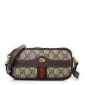 Gucci GG Supreme Monogram Web Mini Ophidia GG Bag Brown